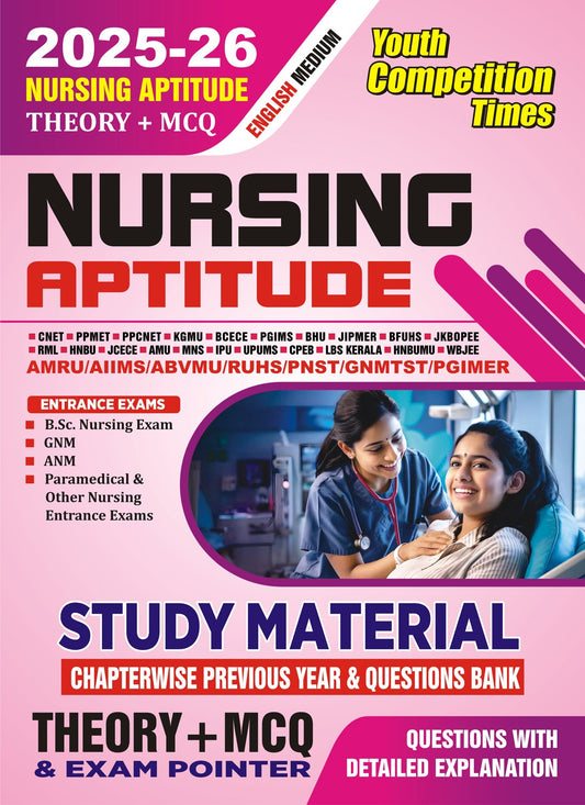 NURSING Aptitude Study Material Theory MCQ 2025-26_POD_English Medium