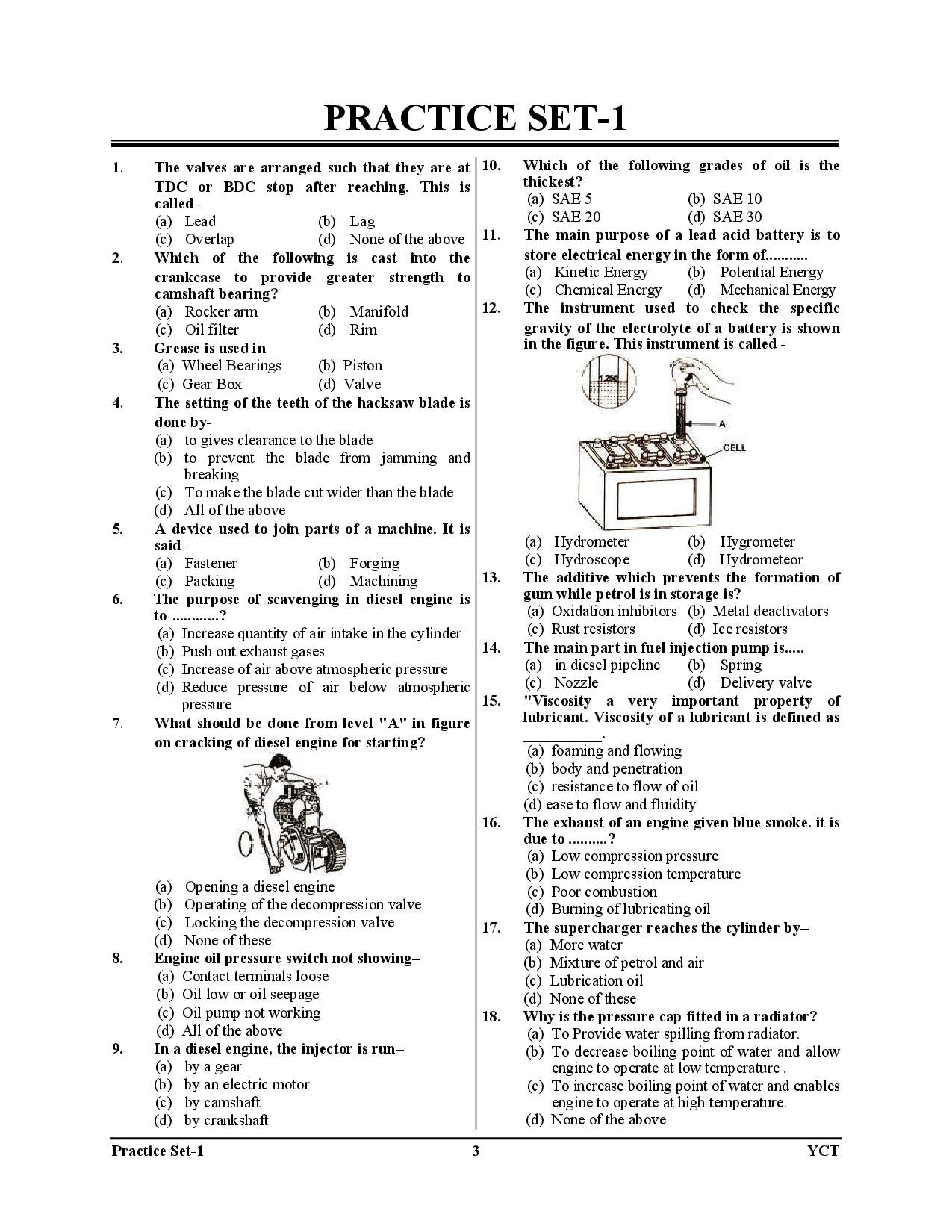 RRB ALP CBT-2 Mechanic Diesel 51 Round 2025-26 English Medium