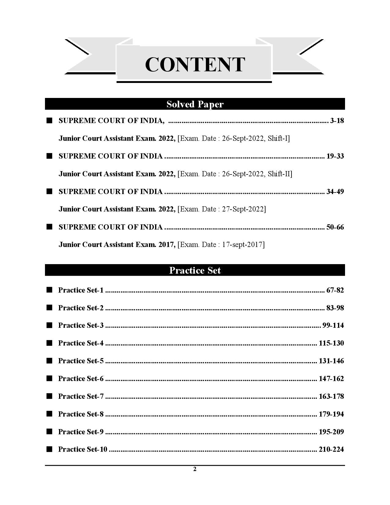 SSCI JCA Supreme Court Of India Solved Papers & Practice Book 2025-26 English Medium