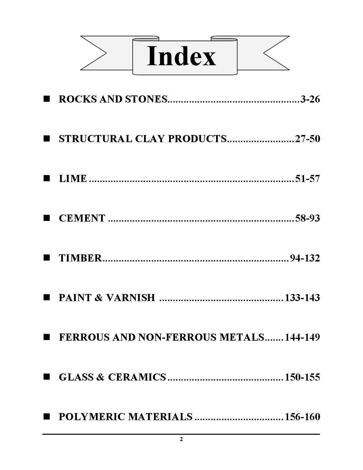 Civil Engineering Bulding Material A To Z Sampoorna Vol 1 Chapterwise Theory & MCQs