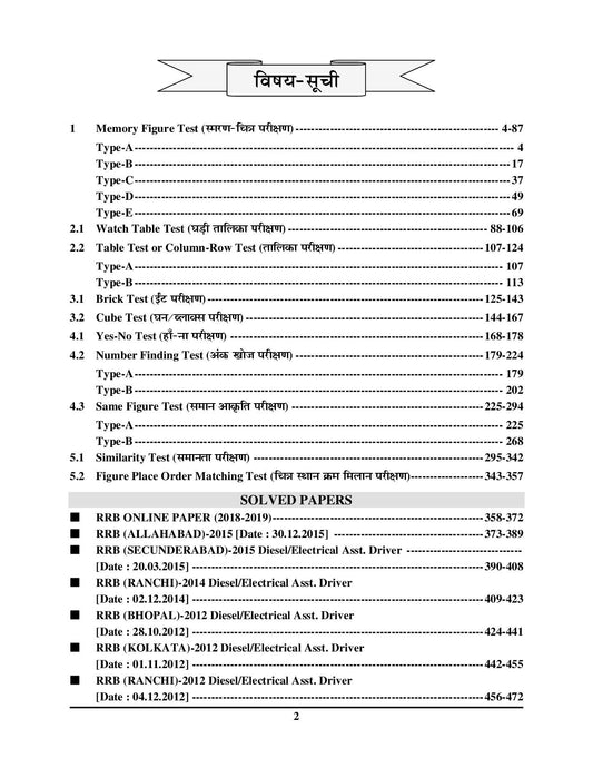 RRB ALP Psychological Testing Chapterwise Solved Study Material & Solved Papers 2025-26 Hindi Medium