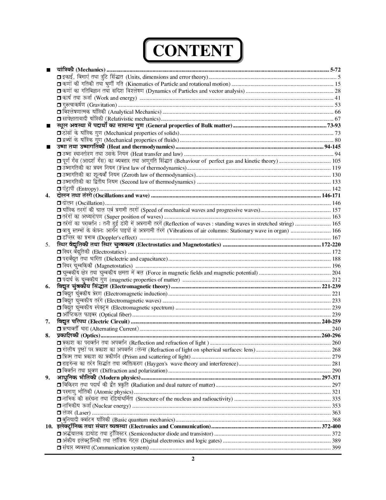 Bihar STET 11-12 Physics Solved & Question Bank 2025-26 Hindi Medium