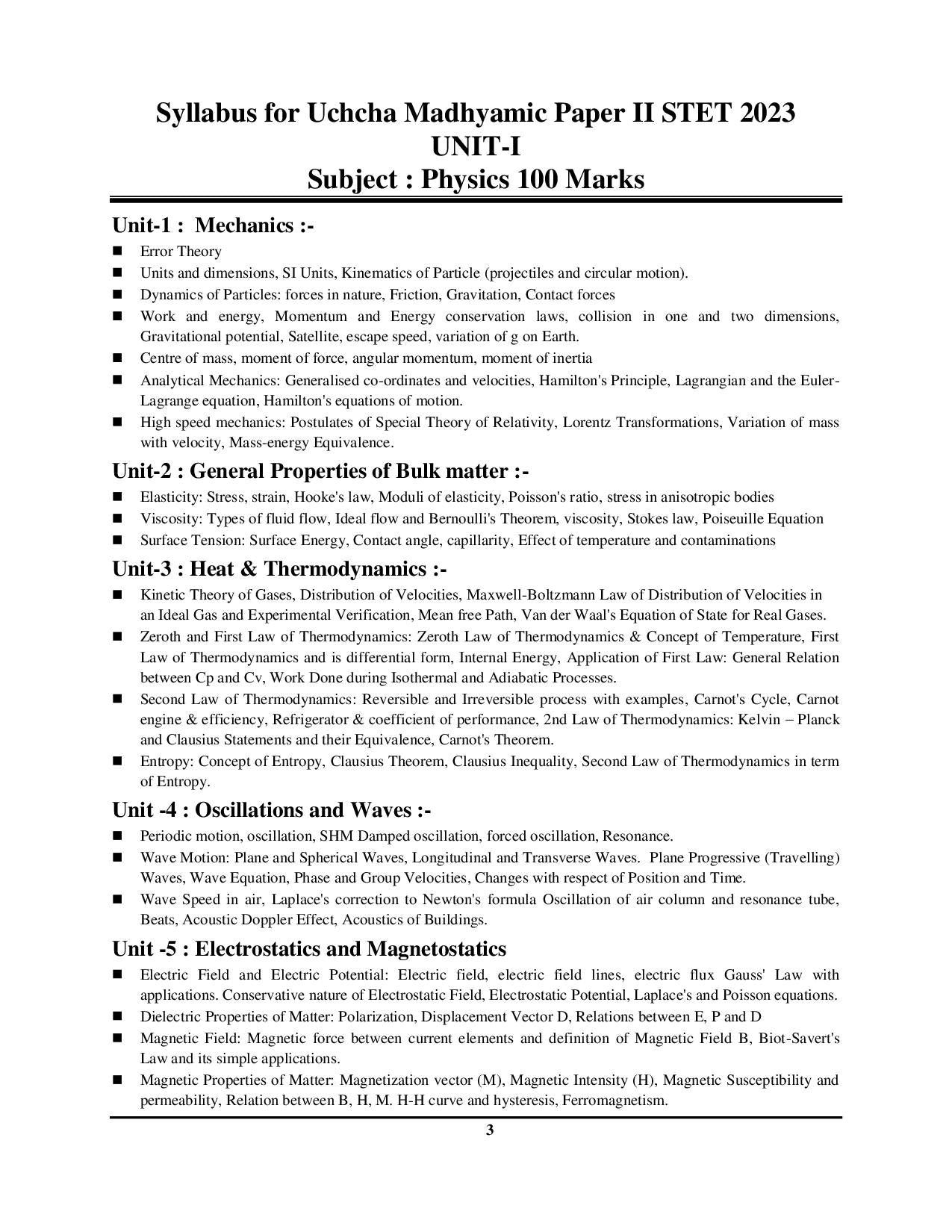 Bihar STET 11-12 Physics Solved & Question Bank 2025-26 Hindi Medium