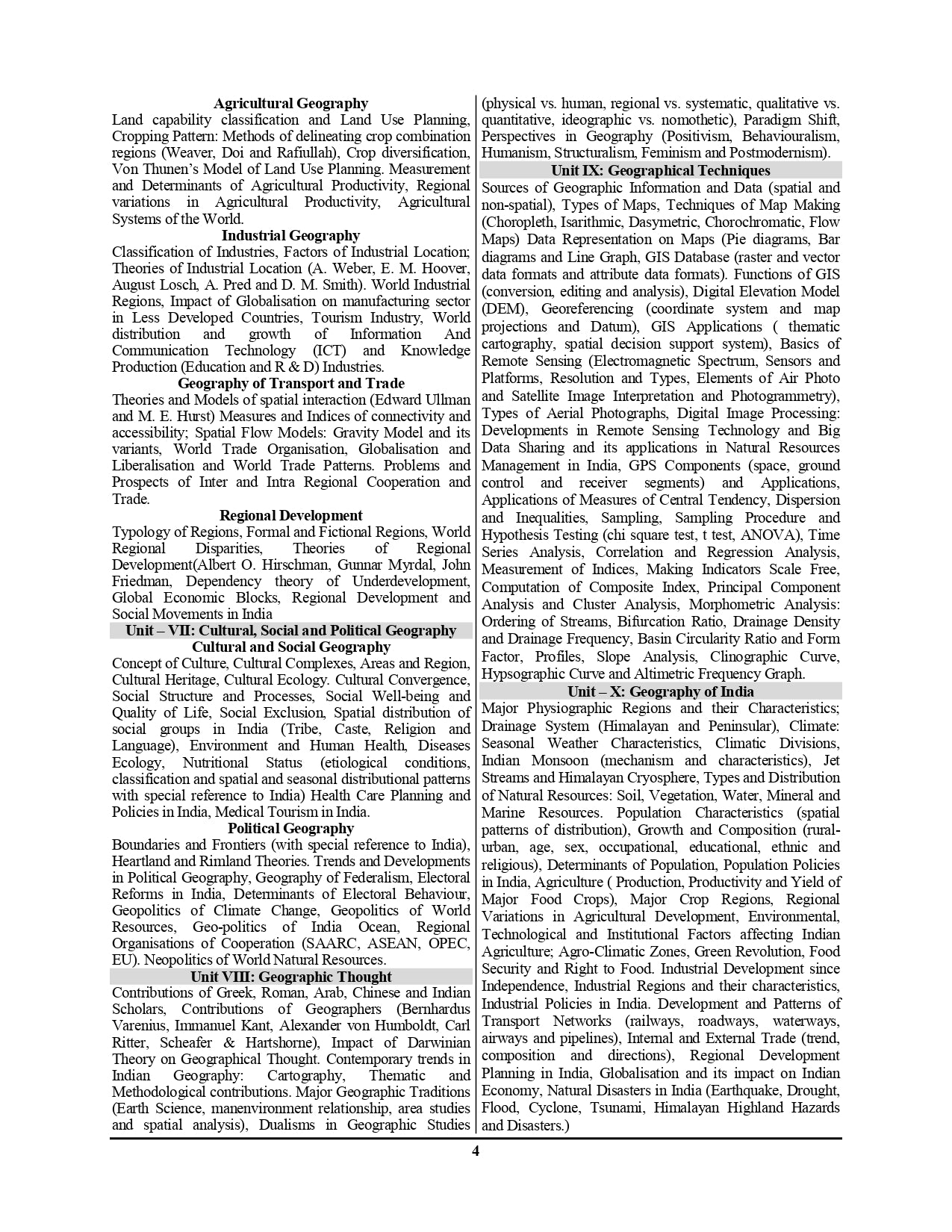 NTA/UGC-NET/JRF in Geography Solved Papers in English