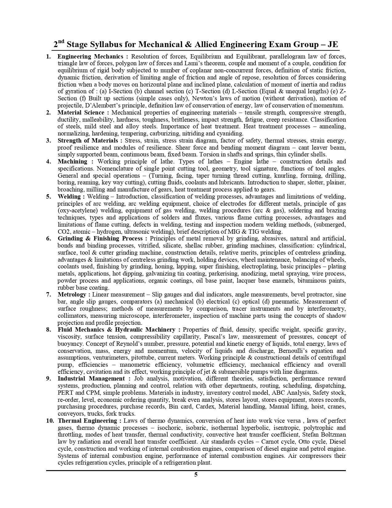RRB JE Mechanical & Allied Engineering Stage-II Solved Papers (2001-2025)