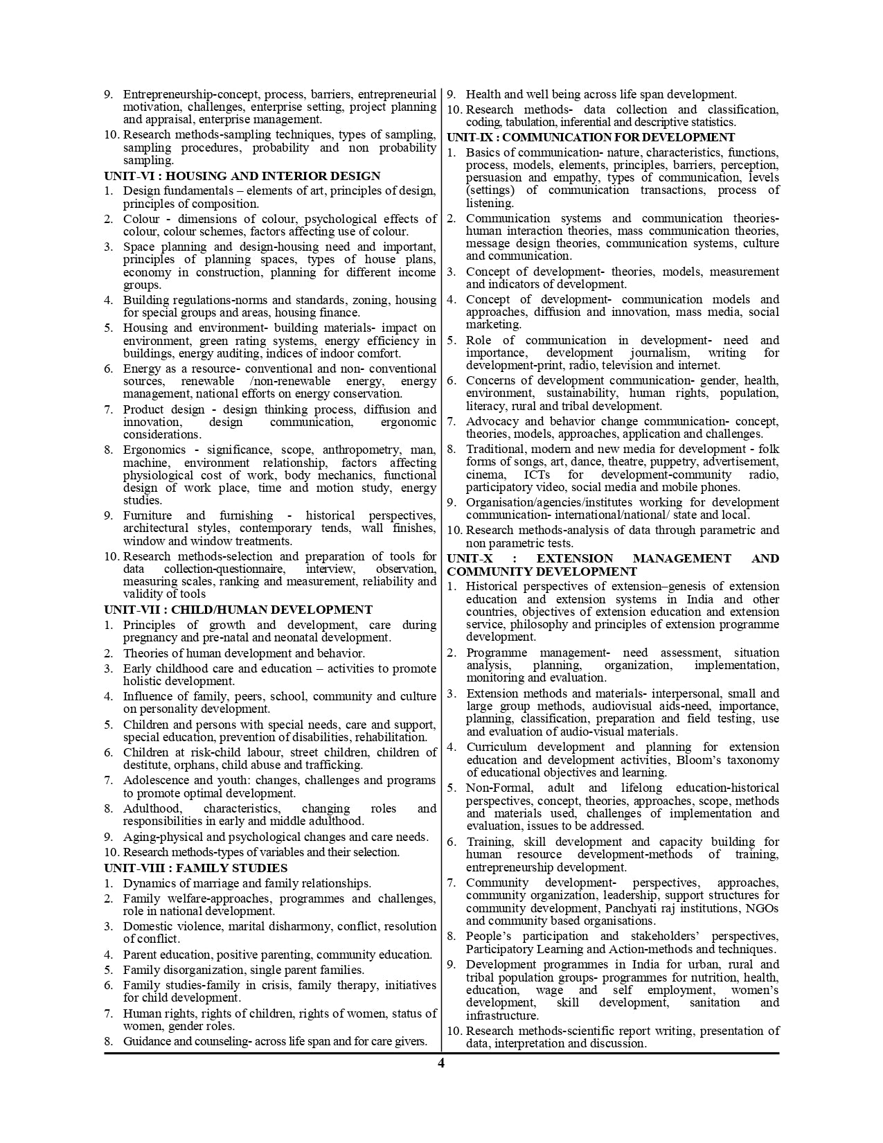NTA/UGC-NET/JRF Home Science Solved Papers 2026