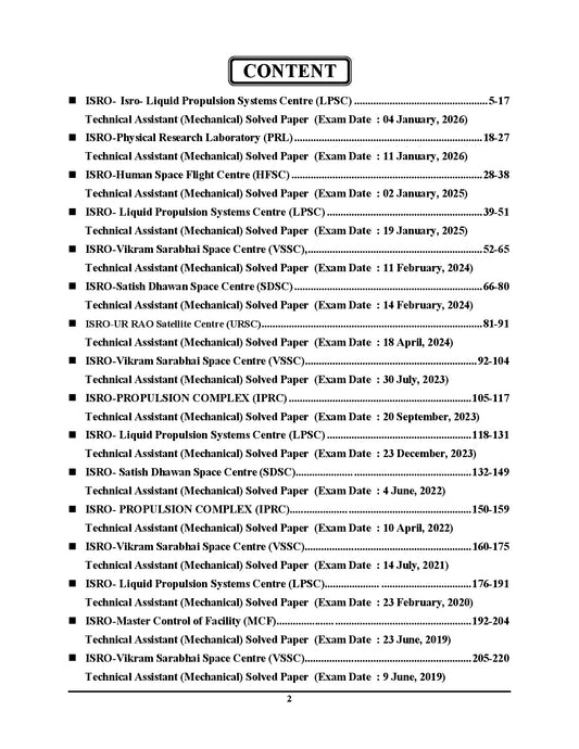 English Medium_Mechanical Engineering Technical Assistant (ISRO/DRDO) Solved Papers (33 Sets) - 2026-27