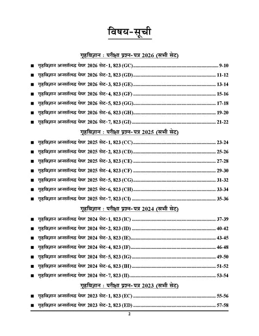 (Combo of 6 Books) Hindi & English Medium) UP Board-2027 (Unsolved) All Subjects with Home Science - 2026-27