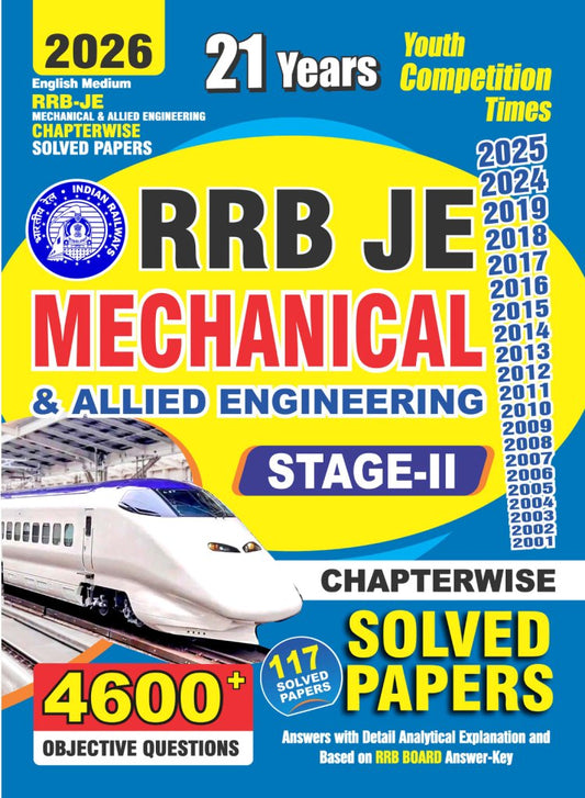 RRB JE Mechanical & Allied Engineering Stage-II Solved Papers (2001-2025)