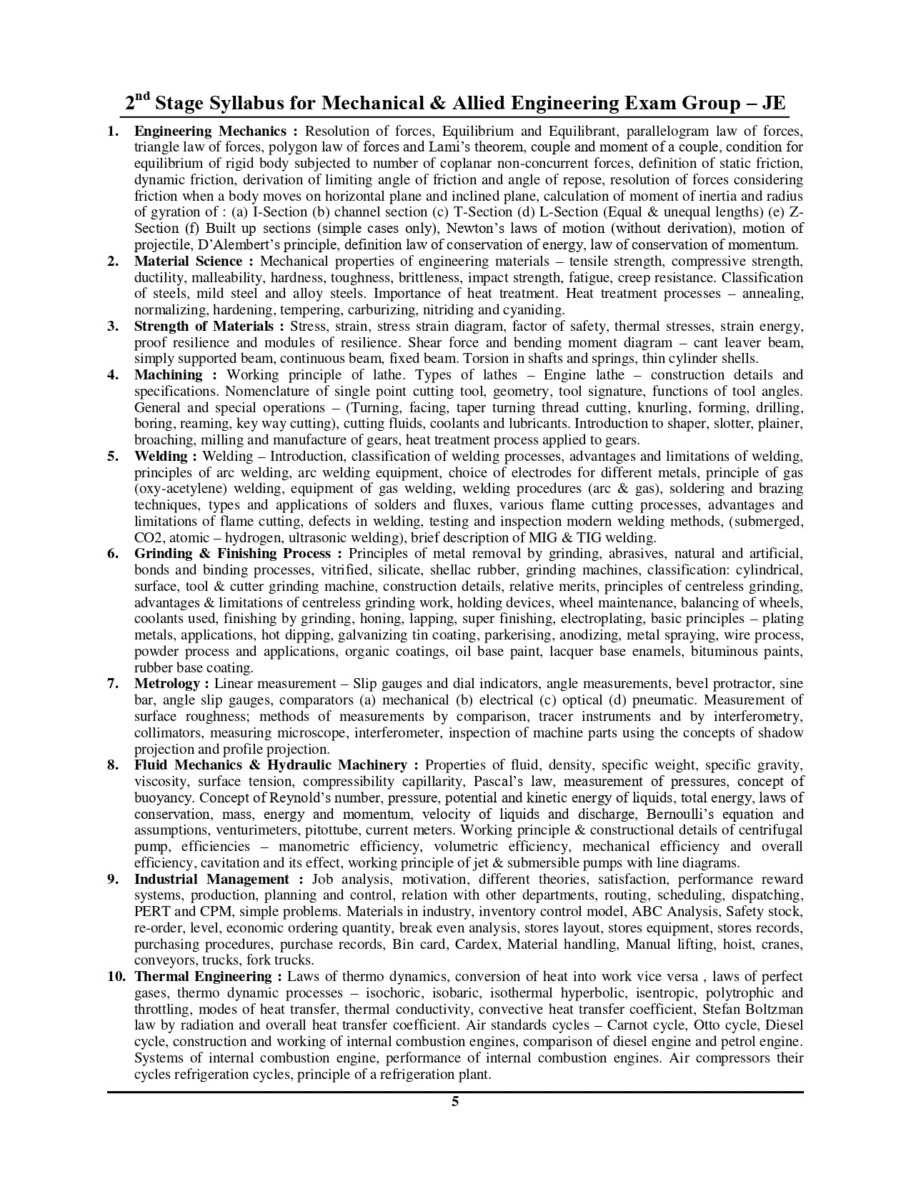 RRB JE/SSE Mechanical & Allied Engineering Stage II Chapterwise Solved Papers 2025