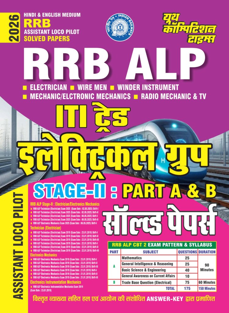 RRB Assistant Loco Pilot (ALP) Stage-II: Part A & B ITI Trade Electrical Group Solved Papers 2025