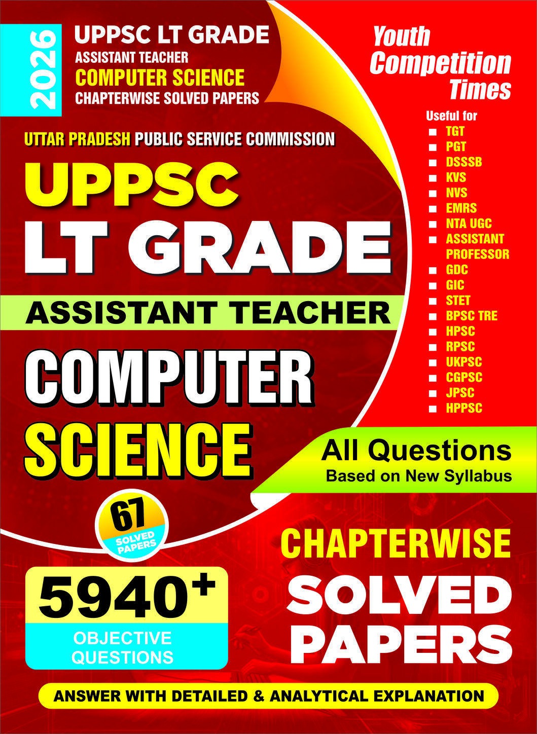 UPPSC LT Grade Assistant Teacher Computer Science Chapterwise Solved Papers