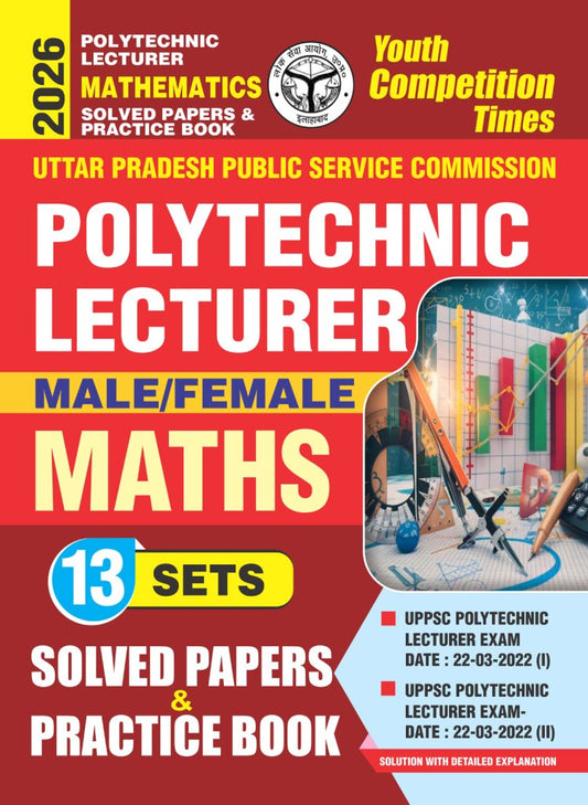 Polytechnic Lecturer Mathematics (13 Sets) Solved Papers & Practice Book 2026