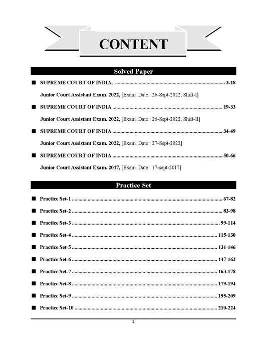 SSCI JCA Supreme Court Of India Solved Papers & Practice Book 2025-26 English Medium