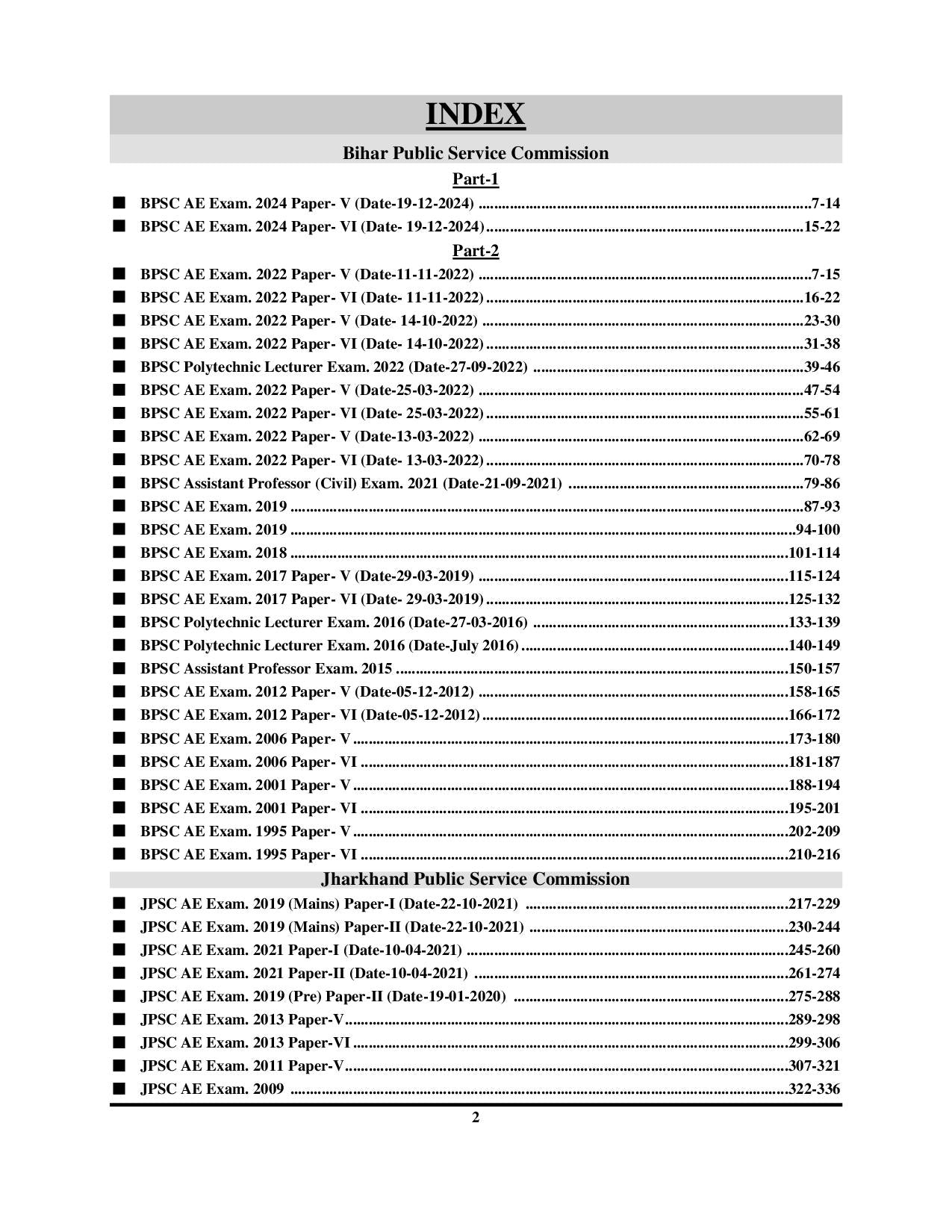 English Medium) BPSC & JPSC Civil Engineering Solved Papers Paper-V & VI 37 Sets (2025-26)