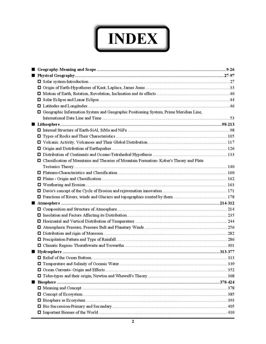 TGT/PGT/LT Grade/ GIC/DIET/GDC (Geography) English Medium Chapterwise/Topicwise (166) Solved Papers - 2025-26