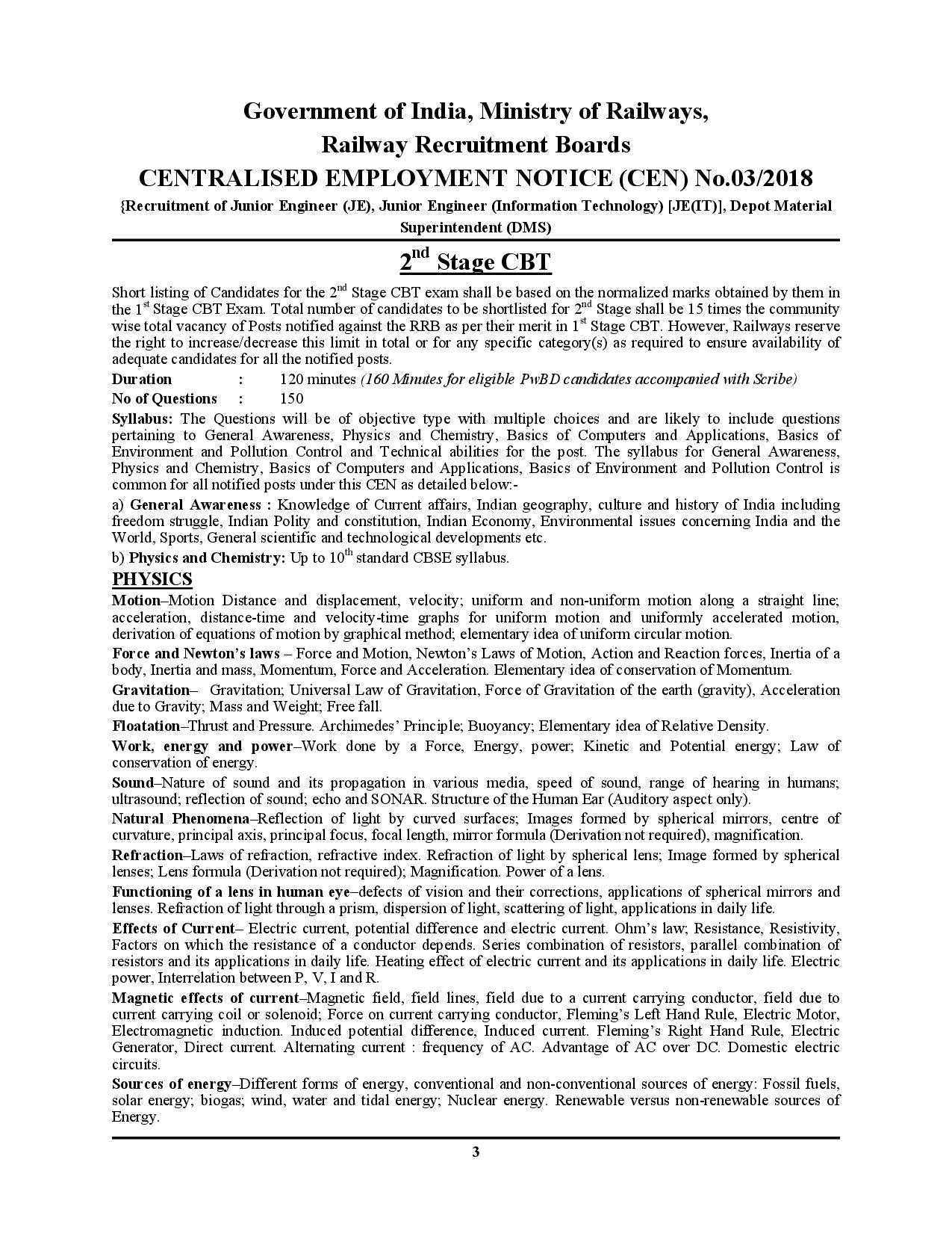 RRB JE Compulsory Question Paper Exam Reminder 7900+ English Medium 2025-26