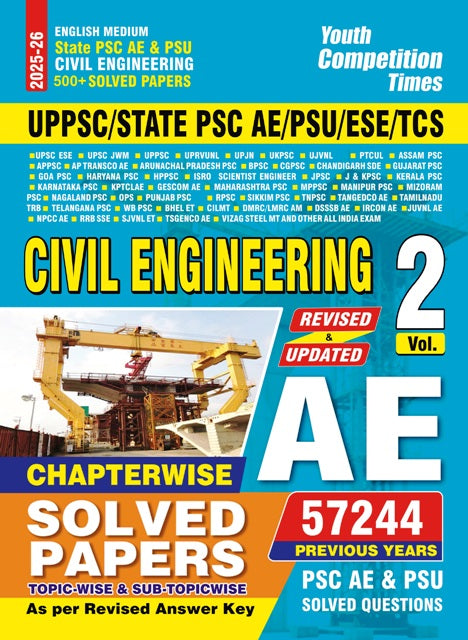 All India Engineering Services And Psu's Examinations Civil Engineering Volume-2 Previous Years Chapterwise, Topicwise And Sub-Topicwise Objective Solved Papers