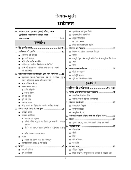 Lt Grade/GIC/GDC (Asst. Prof.) ECONOMICS (MAINS) Chapterwise Descriptive Solved Papers - 2026-27