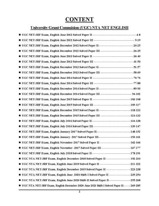 English Medium) NTA/UGC-NET/JRF ENGLISH Solved Papers - 2026-27