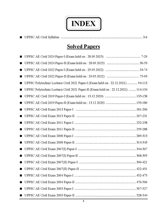 English & Hindi Medium_UPPSC AE Civil Solved Papers (Polytechnic Lecturer) Civil Engineering (22 Sets) - 2026-27