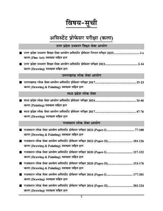 Drawing & Painting Solved Papers (UPHESC, UPPSC, UKPSC) Assistant Professor Drawing & Painting (11 Sets Solved Papers) - 2026-27