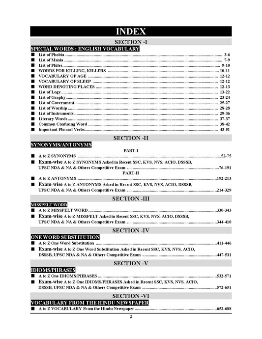 English Vocabulary Fingerprint (31000+ Questions Based on Latest TCS Pattern) - 2025-26