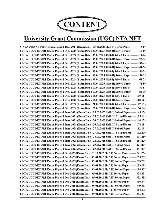 English Medium_NTA/UGC-NET/JRF (Teaching & Research Aptitude) Up-to-Date Vol.5 (37 Sets) Solved Papers - 2026-27