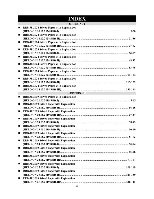 English Medium_RRB JE (Junior Engineer) Stage-I (45 Sets) CBT 1st, Solved Papers - 2026-27