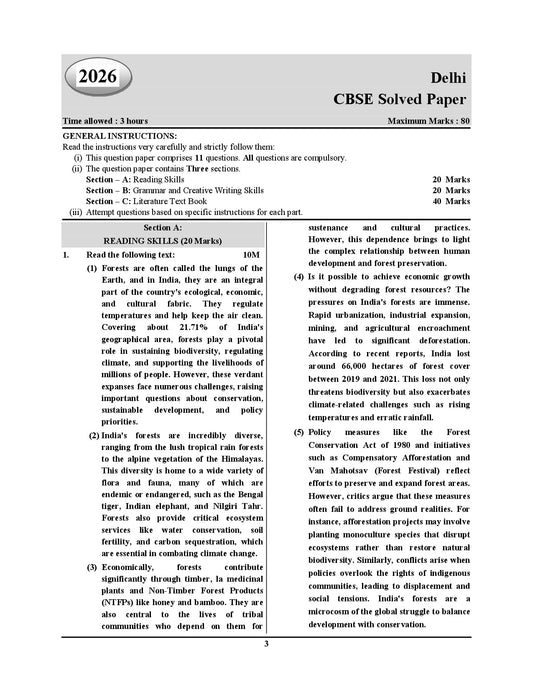Combo of 4 Books I BASED ON NEW NEP - CBSE Class 10 (ENGLISH, MATHS, SCIENCE, SOCIAL SCIENCE) 11 Years I Solved Papers - 2026