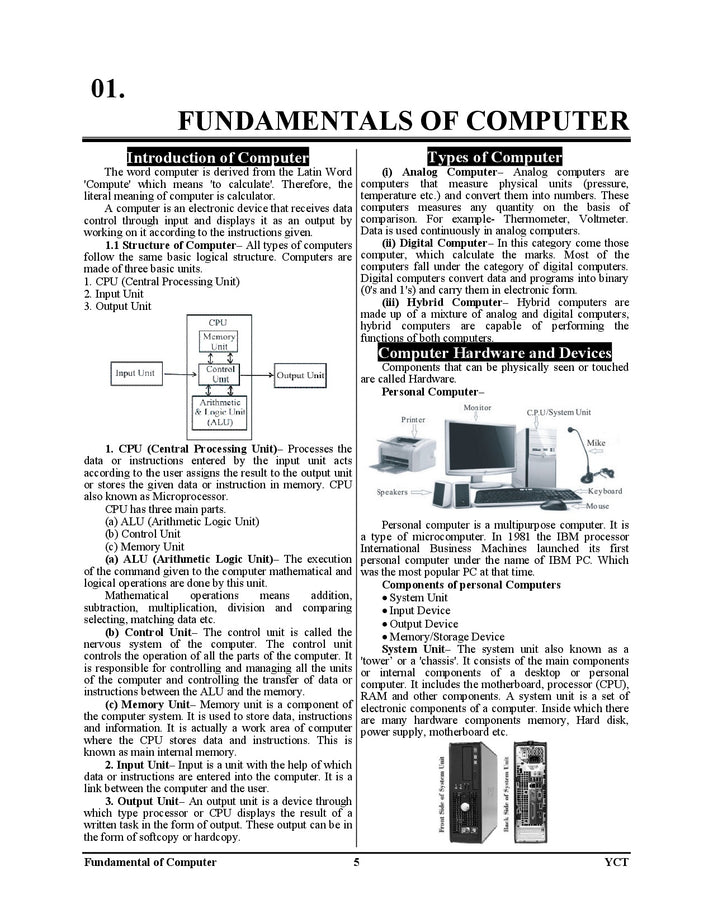 RSSB Basic & Senior Computer Instructor Study Material Question Bank ...