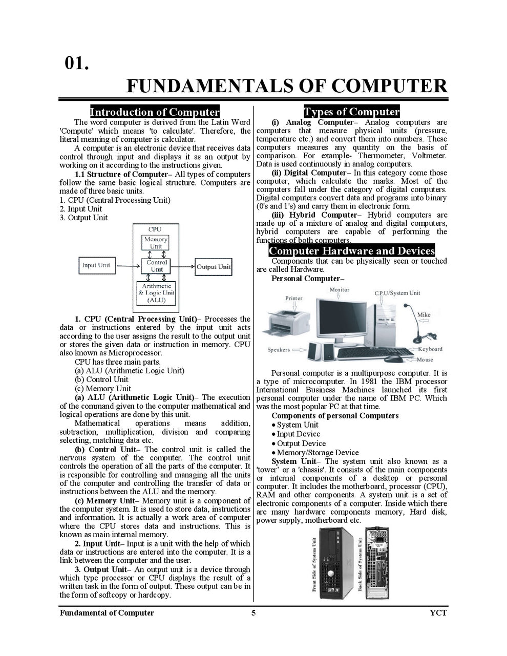 Basic Computer Instructor Rssb RSSB Basic & Senior Computer Instructor Study Material Question Bank ...