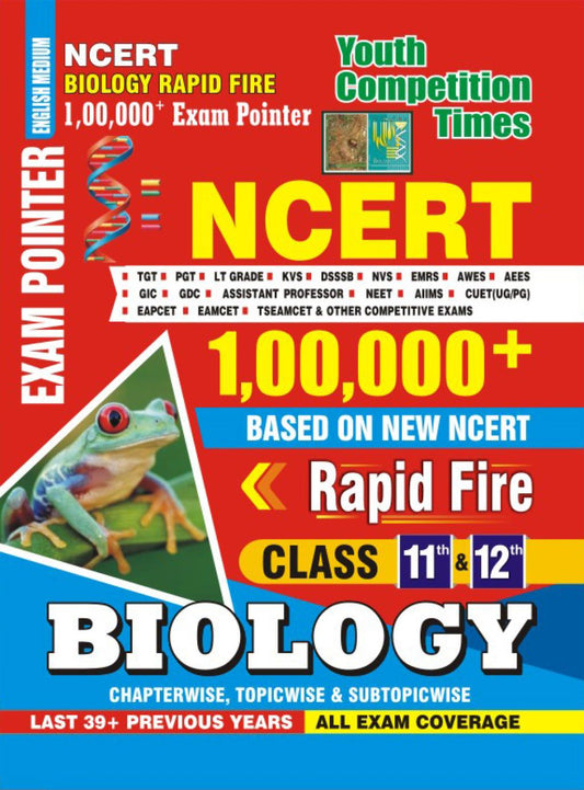 NCERT Biology Rapid Fire Exam Pointer English Medium