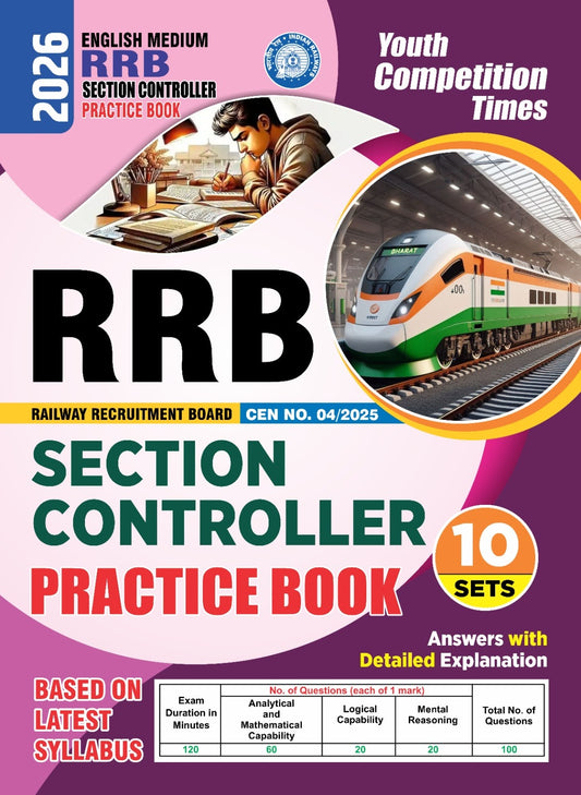 English Medium_RRB Section Controller Practice Book (10 Sets) Based on Latest Syllabus - 2026