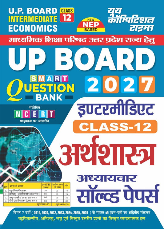 UP Board I Intermediate I ECONOMICS I Question Bank (NCERT) Class-12 I New Nep Based I Chapterwise Solved Papers I 2027