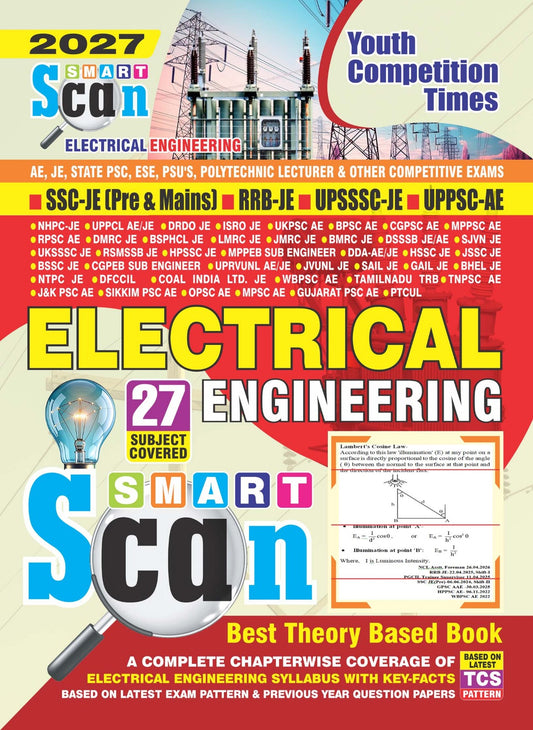 Smart Scan Electrical Engineering (27 Subject Covered) SSC-JE (Pre & Mains) RRB-JE/UPSSSC-JE/UPPSC-AE – 2027