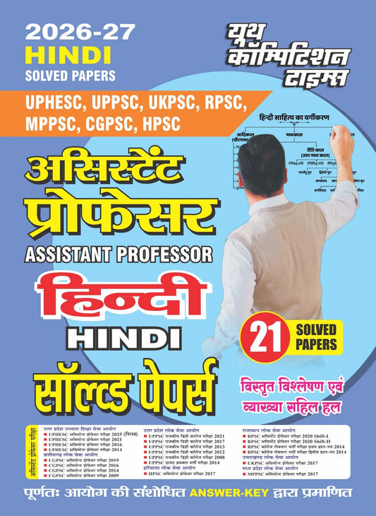 Hindi Medium_HINDI SOLVED PAPERS (UPHESC, UPPSC, UKPSC, RPSC, MPPSC, CGPSC, HPSC) Assistant Professor (21 Sets) Solved Papers - 2026-27