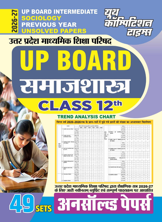 (Hindi Medium) UP Board Intermediate (Class 12th) Social Science Previous Year (49 Sets) Unsolved Papers - 2026-27